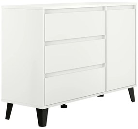 Comoda BOGAN 1D3S, albă