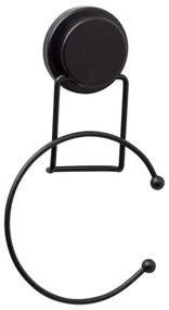 Agatatoare pentru prosoape cu carlig Metalife MGS-707, 25x15x4,5 cm, Negru