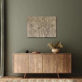 Tablou - Contururile plantelor (70x50 cm)