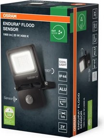 Osram - Proiector LED ENDURA cu senzor, 20 W, 230 V, 4000 K, IP44