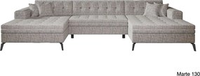 Colțar lemn masiv Formă U Extensibil Verti 350x170cm Personalizabil