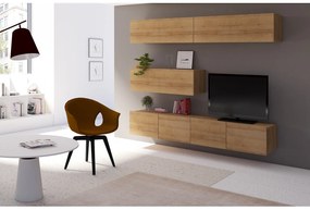 Mobilier living Calabria C8 (Stejar auriu) (fără iluminat). 1051621