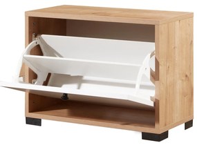 Pantofar Tuvantille cu (Stejar safir + alb). 1127676