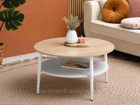 Măsuță de cafea Randolf Xl (sonoma + alb). 1111706