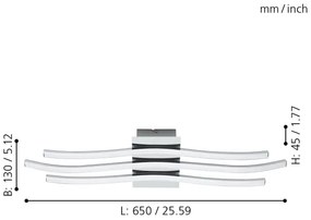 Eglo 31995 - LED Plafoniera RONCADE LED/26W/230V