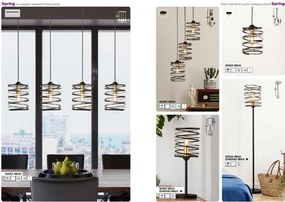 Lustra cu 3 pendule design modern Spring