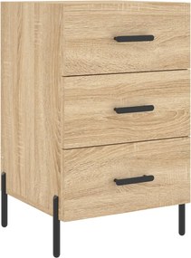 vidaXL Noptieră, stejar sonoma, 40x40x66 cm, lemn compozit