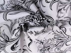 Lenjerie de bumbac alb ZUZANA Dimensiune lenjerie de pat: 70 x 90 cm | 140 x 200 cm