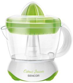 Presă electrică pentru citrice 0,7 l 40W/230V albă/verde Sencor