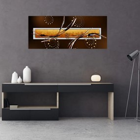 Tablou abstracției - Fluturi (120x50 cm)