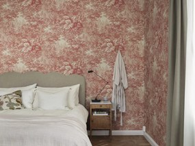 Tapet lavabil Forest Toile, Red, Sandberg