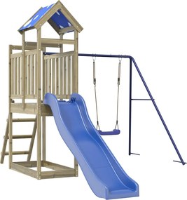 vidaXL Set de joacă pentru exterior, lemn de pin impregnat