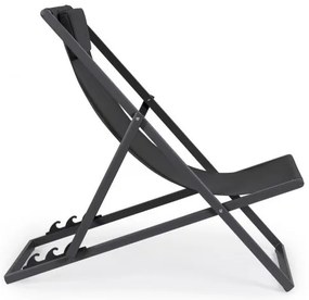 Șezlong gri inchis, Taylor, Bizzotto