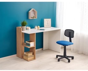 Birou COZYRA, stejar/alb