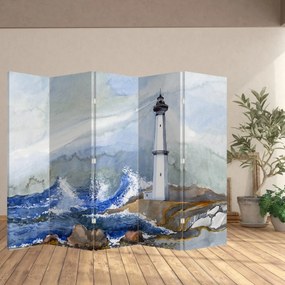 Paravan - Pictura farului (210x170 cm)