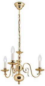 Candelabru 3 brate design clasic FLAMISCH, alama lucioasa