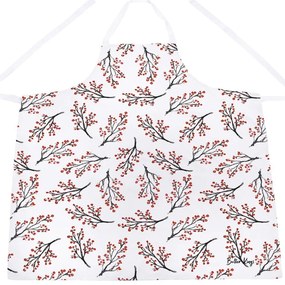 Șorț din bumbac cu model de Crăciun Rowan Berries - Butter Kings