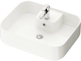 BATH DELUXE 06-050-12-11-00-Lavoar pentru blat KRISTIANSAND 51x40cm ceramică/alb