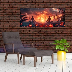 Tablou - Yoga în natură (120x50 cm)