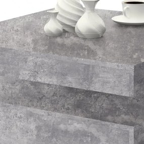 Masa Cafea Rotativa Magic, Light Grey, 78 Cm