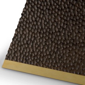 Masa dining design LUX Rexton 150x150cm, Ebony oak veneer