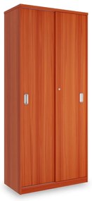 Dulap înalt SimpleOffice 80 x 40 x 180 cm, cireș