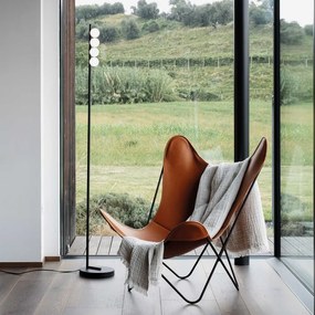 Lampadar LED design minimalist Ping pong pt4 negru