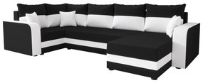 Colțar în formă de U Harmony Long (Negru + Alb) (S). 1057211