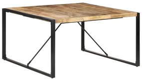 vidaXL Masă de bucătărie, 140x140x75 cm, lemn de mango nefinisat