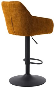 Scaune de bar portocalii 2 buc. (înălțime șezut 69 cm) Avola – Unique Furniture