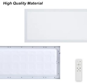 Brilagi - Corp de iluminat LED dimabil FRAME SMART, 30W, 230V, alb, IP44 + telecomandă