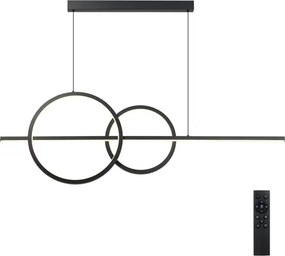 BRILAGI - Lustră LED reglabilă pe cablu SIGNATURE LED/53W/230V 120 cm neagră + telecomandă