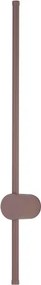 BRILAGI AURA - Aplică LED de exterior pentru perete, 12W/230V, 3000K, IP54, 65 cm, maro, CRI 90
