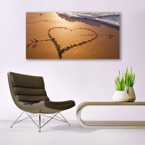 Tablou pe panza canvas Beach Art Yellow