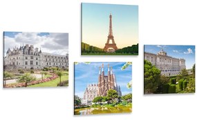 Set tablouri cele mai uimitoare monumente turistice din lume