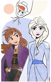 Disney Regatul de gheață Family prosop de mână, prosop de față, prosop 30x50cm