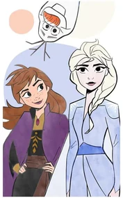 Disney Regatul de gheață Family prosop de mână, prosop de față, prosop 30x50cm