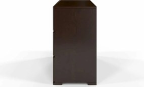 Comodă lemn masiv TerraCraft Pin 3 sertare, 120 × 45 × 81 cm