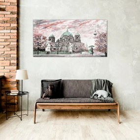 Tablou sticla Catedrala modernă din Berlin