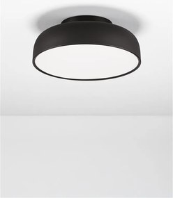 Plafoniera LED stil modern 3000K NOELIA negru 40cm