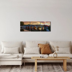 Tablou cu pod (cu ceas) (90x30 cm)
