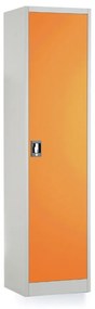 Dulap metalic universal, 50 x 40 x 185 cm, incuietoare cu cilindru, portocaliu - ral 2004