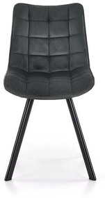 Set 4 scaune K332 velvet gri