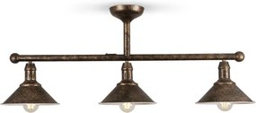 BRILAGI - Lustră pe tijă FORGE 3xE27/60W/230V patină/cupru