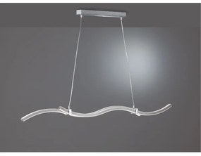 Lustră LED pe cablu WAVE LED/16W/230V + LED/9W Reality