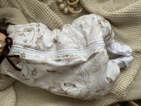 Sac de dormit cu picioare, bumbac 1 Tog, Peony Dreamland, S, 1-3 ani