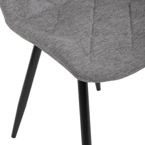 Scaun sufragerie Cabia (argintiu). 1120363