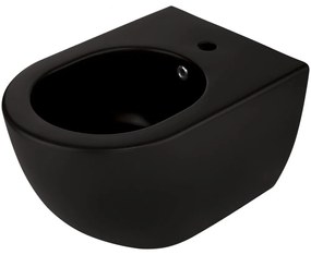 Bideu suspendat Deante Peonia negru 36x51cm