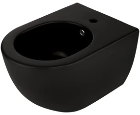 Bideu suspendat Deante Peonia negru 36x51cm