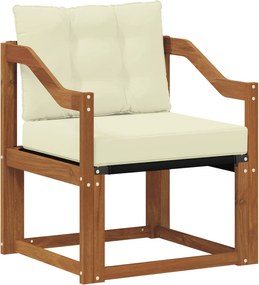 vidaXL Set de canapele de exterior Lemn solid de Acacia și Textilene